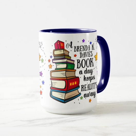 Mug Une Brenda K Davies Réserver Un Jour Conserve La R (Devant droit)