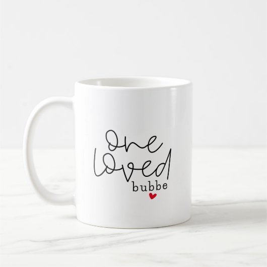Mug Une Bubbe aimée (Gauche)