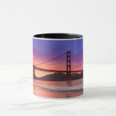 Mug Une capture de golden gate bridge de San Francisco (Centre)