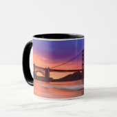 Mug Une capture de golden gate bridge de San Francisco (Devant gauche)