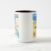 Mug Une carte de bande dessinée de l'Egypte (Centre)