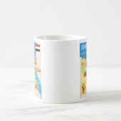 Mug Une carte de bande dessinée de l'Egypte (Centre)