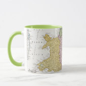 Mug Une carte de l'Angleterre | 1760 (Gauche)