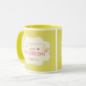 Mug Une carte de voeux heureuse du jour de mère (Devant gauche)