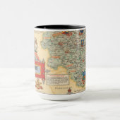 Mug Une carte du Yorkshire : West Riding (Centre)