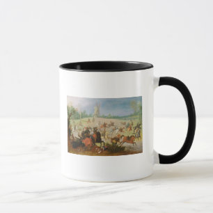 Mug Une cavalerie luttent
