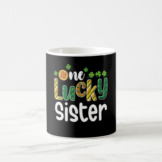 Mug Une chanceuse soeur jumelle famille St Patrick's D (Centre)