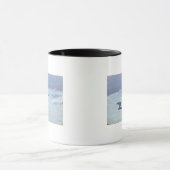 Mug Une chasse d'ours blanc dans la nuit éclairée par (Centre)