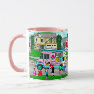 Mug Une chaude journée d'été Une illustration fantas