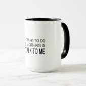 Mug Une chose amusante à faire (Devant droit)
