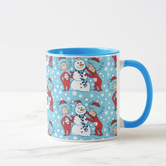 Mug Une chose deux Motif de neige (Droite)