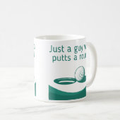 Mug une citation de golf amusante met un tour (Devant droit)