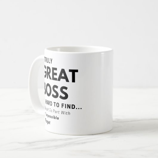 Mug Une Citation De Grande Appréciation Du Merci De Bo (Devant gauche)