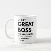 Mug Une Citation De Grande Appréciation Du Merci De Bo (Gauche)