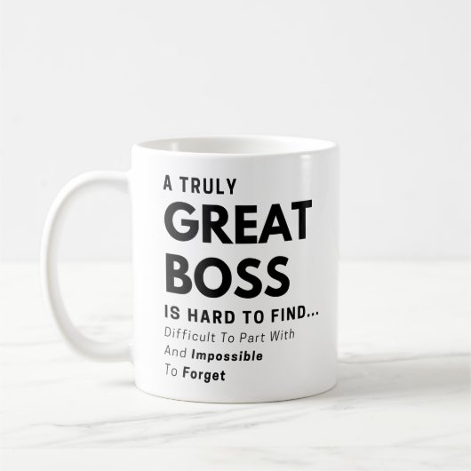 Mug Une Citation De Grande Appréciation Du Merci De Bo (Gauche)