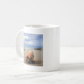 Mug Une conque Shell sur le St Croix, Usvi de la plage (Devant gauche)