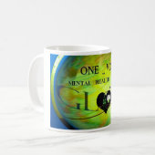 Mug Une conscience de santé mentale de voix (Devant gauche)