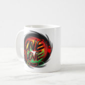 MUG UNE COUPE DE CAFÉ AMOUREUSE (Devant gauche)