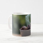 Mug Une coupe de haricots à café. (Devant gauche)