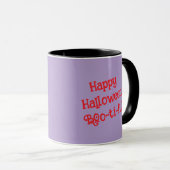 Mug Une dame Zombie avec un chien "Happy Halloween Boo (Devant droit)