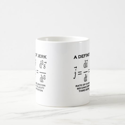 Mug Une définition de secousse (physique) (Centre)