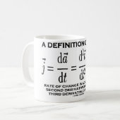 Mug Une définition de secousse (physique) (Devant gauche)
