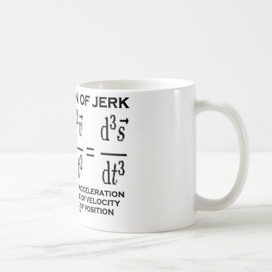 Mug Une définition de secousse (physique) (Droite)