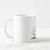 Mug Une dégradation de caféine (molécules chimiques) (Gauche)