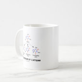 Mug Une dégradation de caféine (molécules chimiques) (Devant gauche)