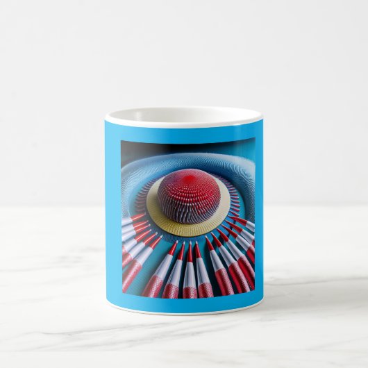 Mug Une disposition fantaisiste de quelques crayons mé (Centre)