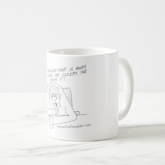 Mug Une drôle de boue de peur (Devant droit)