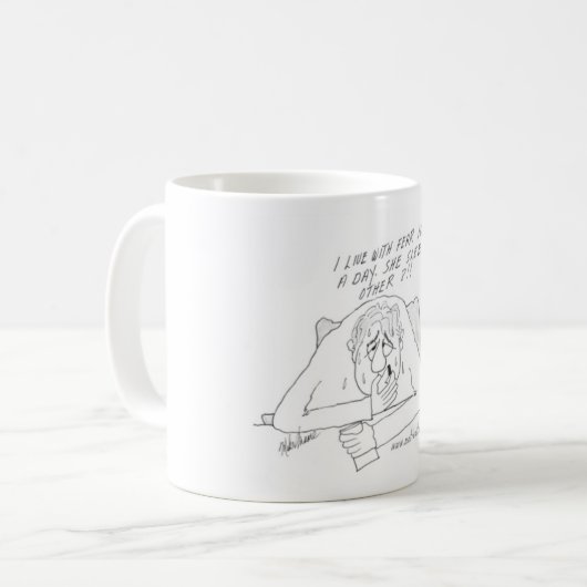 Mug Une drôle de boue de peur (Devant gauche)
