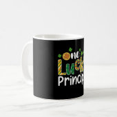 Mug Une école de directeur chanceux la Saint-Patrick (Devant gauche)