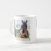 Mug Une équipe à deux chevaux (Devant gauche)