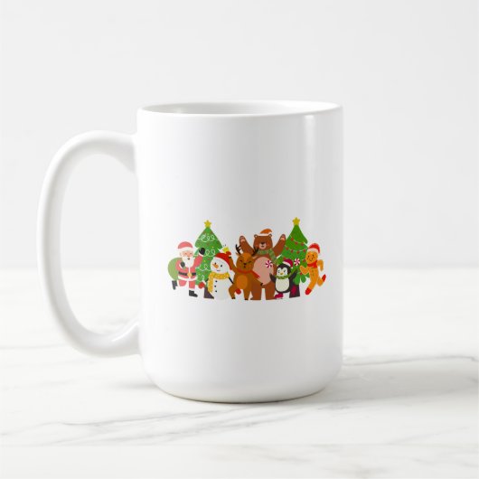 Mug Une équipe de personnages de Noël (Gauche)
