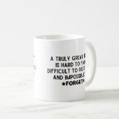 Mug Une équipe vraiment géniale est difficile à trouve (Devant droit)