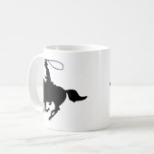 Mug Une équitation de cowboy avec un lasso. (Devant gauche)