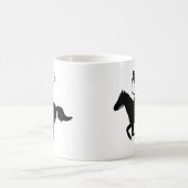 Mug Une équitation de cowboy avec un lasso. (Centre)
