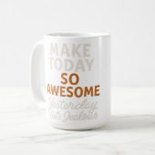 Mug Une étape à la fois - Citation motivationnelle (Devant gauche)