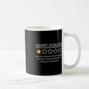 Mug Une étoile Coeur Attaque Coeur Drôle Maladie Coeur