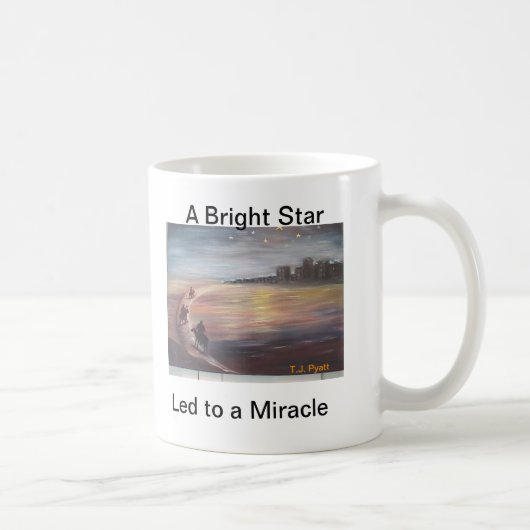 Mug Une étoile lumineuse menée à un miracle (Droite)