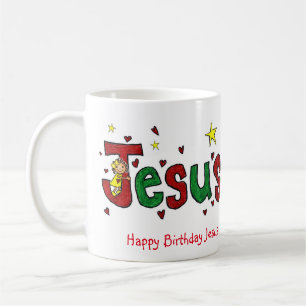 Mug Une étreinte de Jésus de joyeux anniversaire de