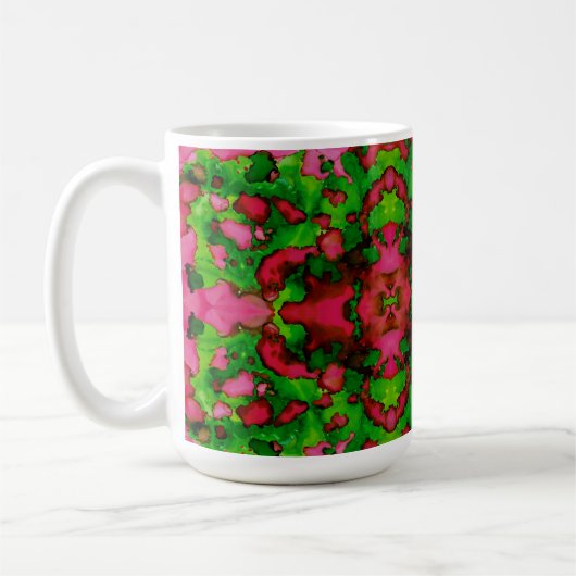 Mug Une étude en rose et vert (Gauche)