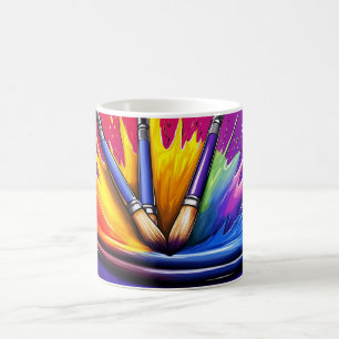 Mug Une explosion de couleurs vives à partir d'une pal