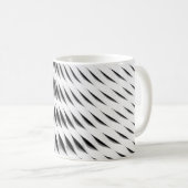 MUG UNE FAÇADE COURVÉE COUVERTE DE LATICEWORK BLANC (Devant droit)