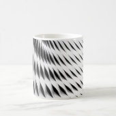 MUG UNE FAÇADE COURVÉE COUVERTE DE LATICEWORK BLANC (Centre)