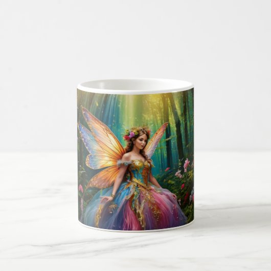 Mug Une fée magique dans une forêt enchantée (Centre)