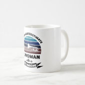 Mug Une femme avec Trombone Funny Gift Maman (Devant droit)