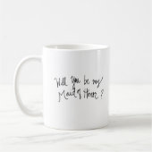 Mug Une femme d'honneur ? Dk Br Long Bride Br Bun Maid (Gauche)