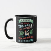 Mug Une femme est comme un sachet de thé (Gauche)